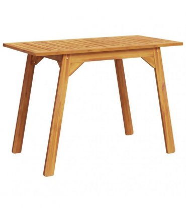 vidaXL Garden Dining Table 110x56x75 cm Solid Wood Acacia