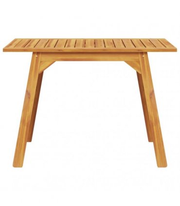 vidaXL Garden Dining Table 110x56x75 cm Solid Wood Acacia