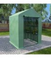 vidaXL Greenhouse | Green | Polyethylene mesh fabric | Large | Shelving