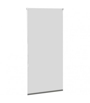 vidaXL Roller Blind Blackout Grey 85x175 cm Fabric Width 80.7 cm Polyester