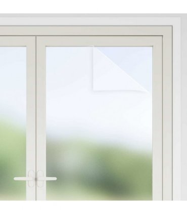 vidaXL Self-adhesive Window Film Frosted White 90 x 500 cm PVC