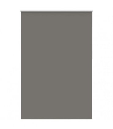 vidaXL Roller Blind Blackout Grey 160x230 cm Fabric Width 156.6 cm Polyester