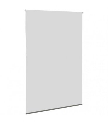 vidaXL Roller Blind Blackout Grey 160x230 cm Fabric Width 156.6 cm Polyester