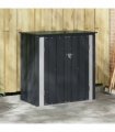 vidaXL Garden Storage Box Black 101.5 x 57 x 100.5 cm Steel