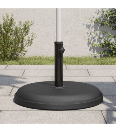 vidaXL Parasol Base for Ø32/35/38 mm Poles 25 kg Round