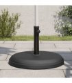 vidaXL Parasol Base for Ø32/35/38 mm Poles 25 kg Round