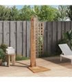 vidaXL Garden Shower Solid Teak 70x75x204 cm
