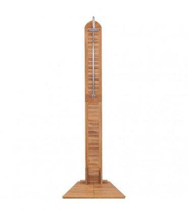 vidaXL Garden Shower Solid Teak 70x75x204 cm