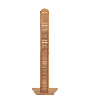 vidaXL Garden Shower Solid Teak 70x75x204 cm