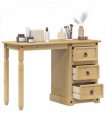 vidaXL Dressing Table Corona 110x47x75 cm Solid Wood Pine