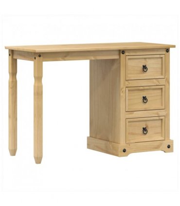 vidaXL Dressing Table Corona 110x47x75 cm Solid Wood Pine