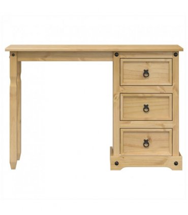vidaXL Dressing Table Corona 110x47x75 cm Solid Wood Pine