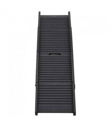 vidaXL Folding Dog Ramp Black 153x40x12.5 cm Plastic