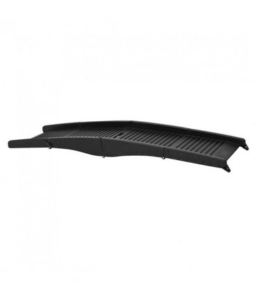 vidaXL Folding Dog Ramp Black 153x40x12.5 cm Plastic