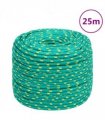 vidaXL Boat Rope Green 10 mm 25 m Polypropylene