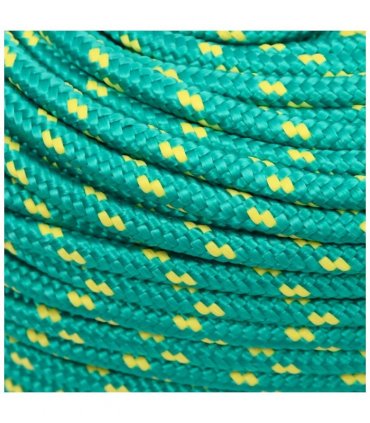 vidaXL Boat Rope Green 10 mm 25 m Polypropylene