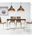 vidaXL Ceiling Lamps 2 pcs Semi-spherical Copper Colour