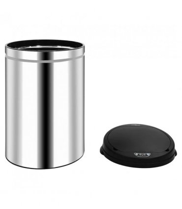 vidaXL Automatic Sensor Dustbin 30 L Stainless Steel