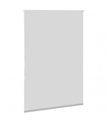 vidaXL Roller Blind Blackout Light Grey 110x130 cm Fabric Width 105.7 cm Polyester