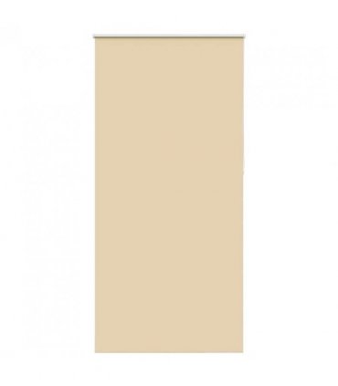 vidaXL Roller Blind Blackout Beige 115x230 cm Fabric Width 110.7 cm Polyester