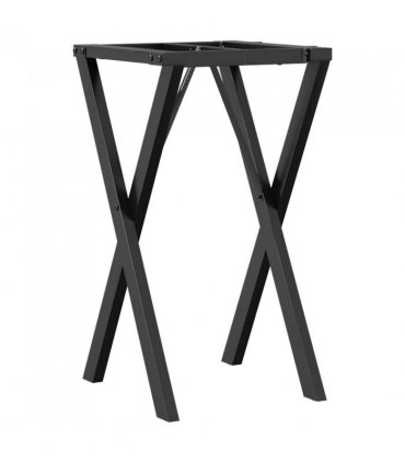 vidaXL Dining Table Legs X-Frame 40x40x73 cm Steel