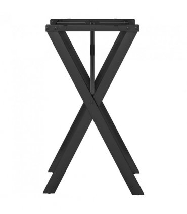 vidaXL Dining Table Legs X-Frame 40x40x73 cm Steel