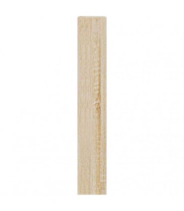 vidaXL Shoe Cabinet Sonoma Oak 63x24x147 cm Engineered Wood