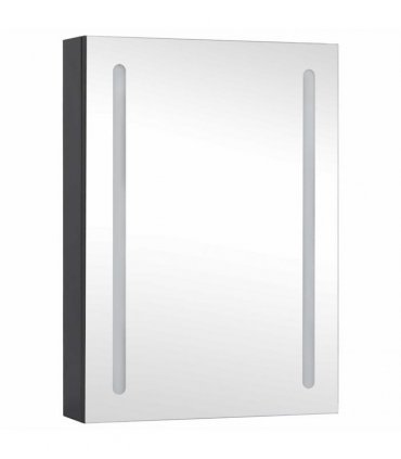 vidaXL LED Bathroom Mirror Cabinet 50x13x70 cm