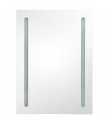 vidaXL LED Bathroom Mirror Cabinet 50x13x70 cm