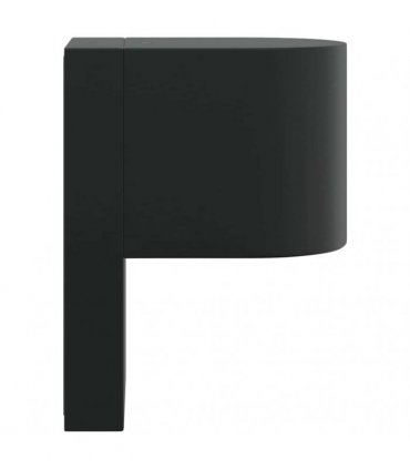 vidaXL Outdoor Wall Light Black 12 x 7 x 15 cm Stainless Steel