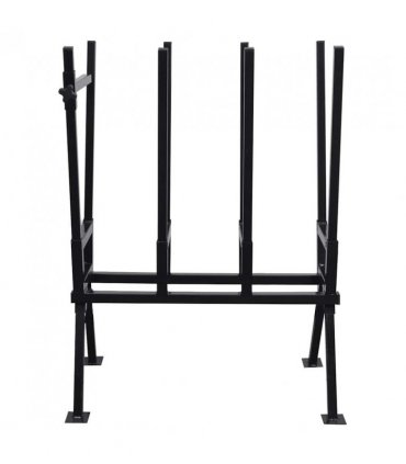 Black Powder-Coated Saw Horse for Woodworking