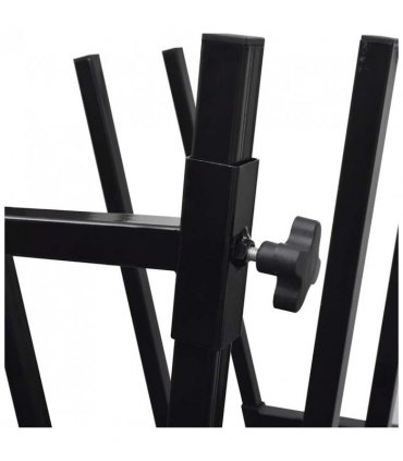 Black Powder-Coated Saw Horse for Woodworking