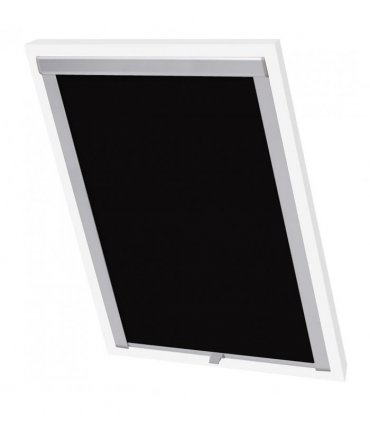 vidaXL Blackout Roller Blind Black MK04