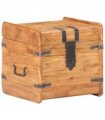 vidaXL Chest 40x40x40 cm Solid Acacia Wood