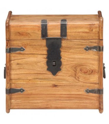 vidaXL Chest 40x40x40 cm Solid Acacia Wood