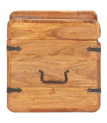 vidaXL Chest 40x40x40 cm Solid Acacia Wood