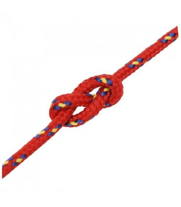 vidaXL Boat Rope Red 4 mm 100 m Polypropylene