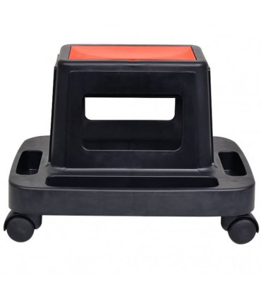 vidaXL Rolling Workshop Stool with Storage 150 kg
