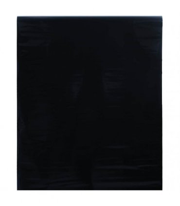 vidaXL Window Film Static Frosted Black 90x500 cm PVC