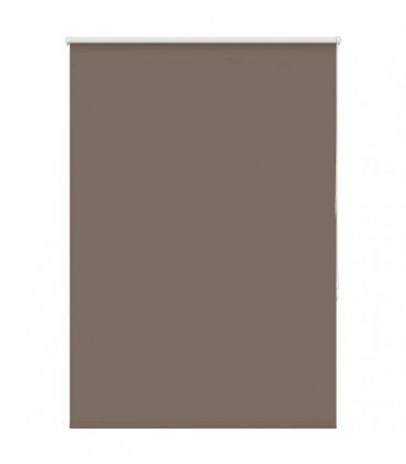 vidaXL Roller Blind Blackout Coffee 115x150 cm Fabric Width 110.7 cm Polyester