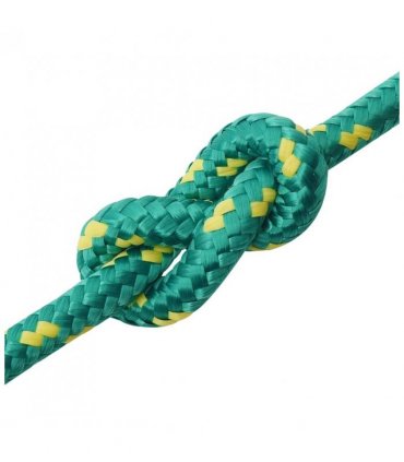 vidaXL Boat Rope Green 12 mm 100 m Polypropylene