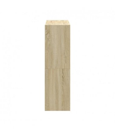 vidaXL Bookcase Sonoma Oak 102x32x108 cm Engineered Wood