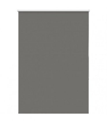 vidaXL Roller Blind Blackout Grey 105x150 cm Fabric Width 100.7 cm Polyester