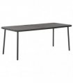 vidaXL Garden Table Dark Grey 180x83x72 cm Steel