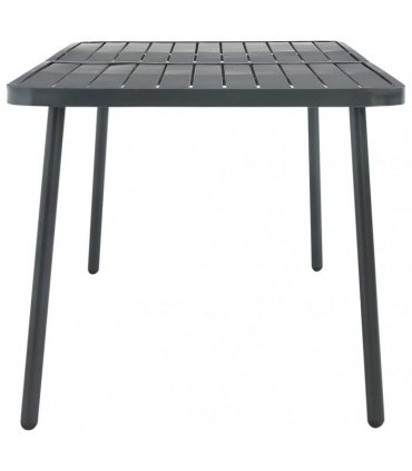 vidaXL Garden Table Dark Grey 180x83x72 cm Steel