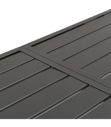 vidaXL Garden Table Dark Grey 180x83x72 cm Steel