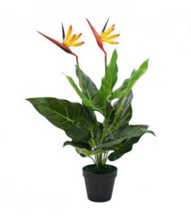 vidaXL Artificial Strelitzia Reginae Plant Bird of Paradise 66 cm