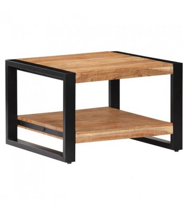vidaXL Coffee Table 60x60x40 cm Solid Acacia Wood