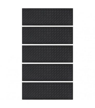 vidaXL Stair Treads 5 pcs 25x75 cm Rubber