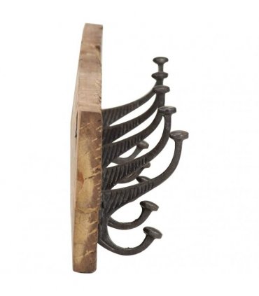 vidaXL Hall Hanger | Natural Wood | Solid Reclaimed Wood | Medium